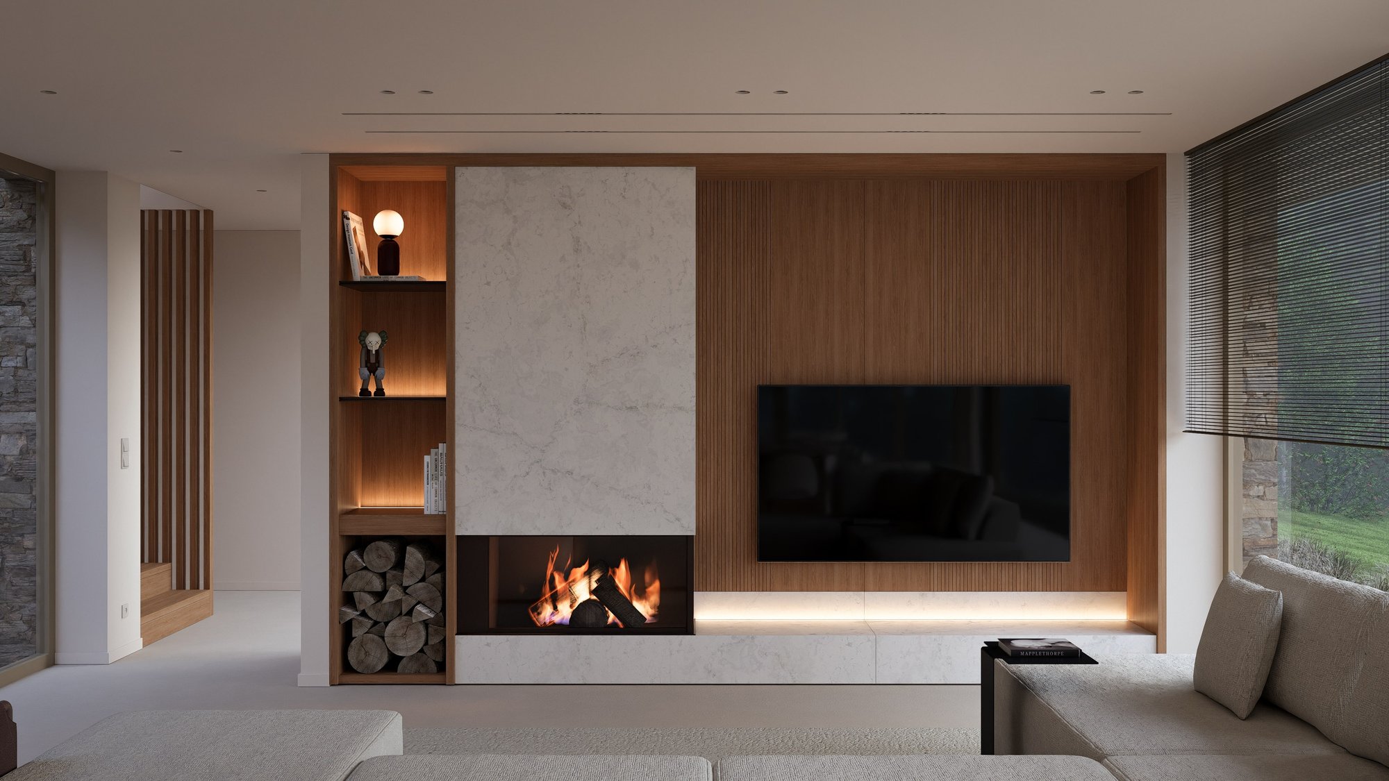 Fisset - Salon & cheminée